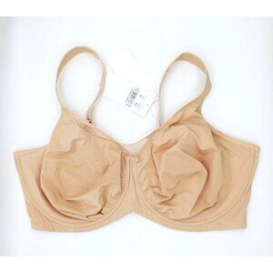 HSIA Full Coverage Comfort Underwire Bra Light Beige size 38I NWT